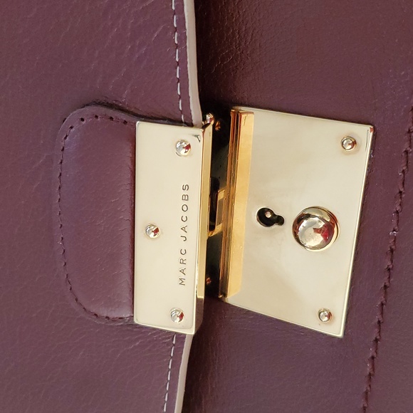 Marc Jacobs "Mini Polly" Convertible Leather Crossbody & Shoulder Bag, Chestnut - Picture 5 of 15